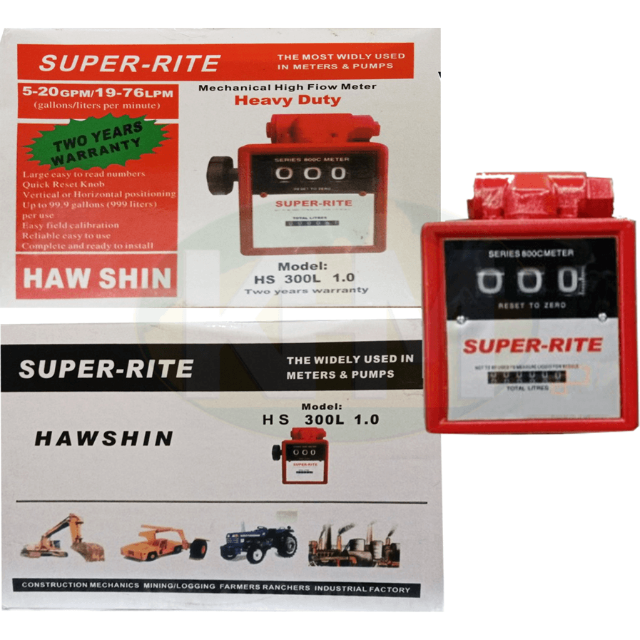 Super-Rite Flow Meter HS 300L 1.0 (IP55) - KHM Megatools Corp. Super-Rite Flow Meter HS 300L 1.0 (IP55) - KHM Megatools Corp.